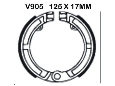 EBC BRAKES Brake Shoes V905