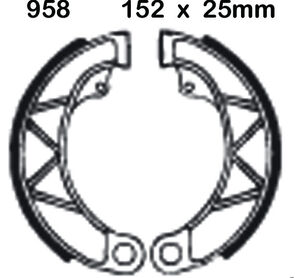 EBC BRAKES Brake Shoes 958-SPECIAL ORDER 