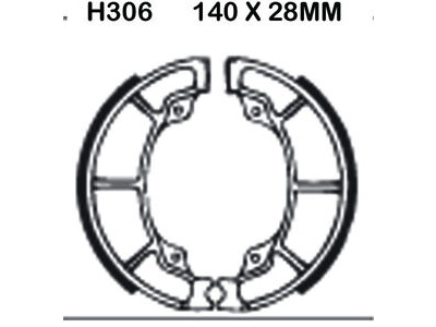 EBC BRAKES Brake Shoes H306