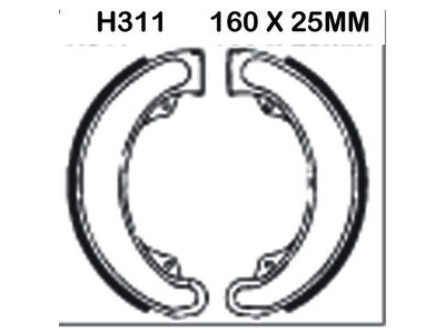 EBC BRAKES Brake Shoes H311-SPECIAL ORDER