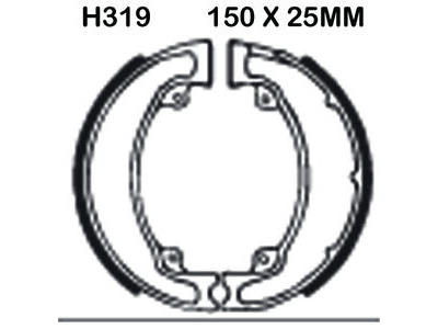 EBC BRAKES Brake Shoes H319-SPECIAL ORDER