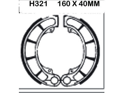 EBC BRAKES Brake Shoes H321