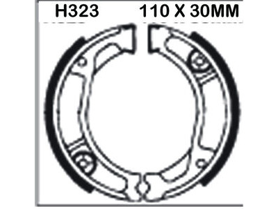 EBC BRAKES Brake Shoes H323-SPECIAL ORDER