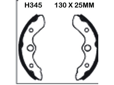 EBC BRAKES Brake Shoes H345