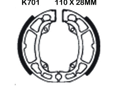 EBC BRAKES Brake Shoes K701-SPECIAL ORDER