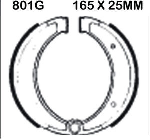 EBC BRAKES Brake Shoes 801G-SPECIAL ORDER 