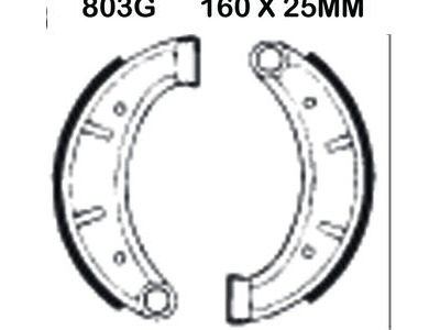 EBC BRAKES Brake Shoes 803G-SPECIAL ORDER