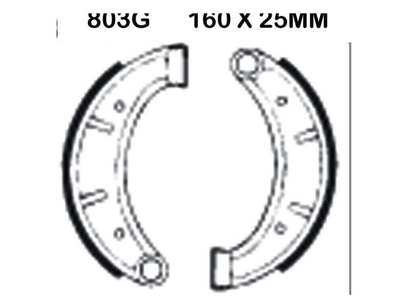 EBC BRAKES Brake Shoes 803G-SPECIAL ORDER click to zoom image