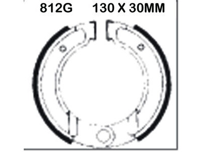 EBC BRAKES Brake Shoes 812G