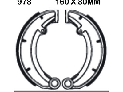 EBC BRAKES Brake Shoes 978-SPECIAL ORDER