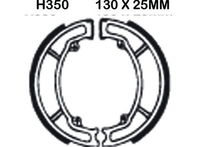 EBC BRAKES Brake Shoes H350