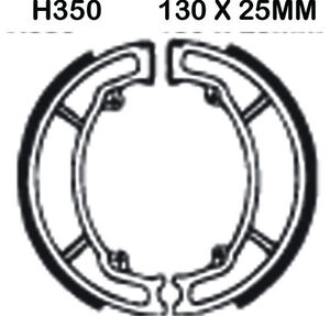 EBC BRAKES Brake Shoes H350 