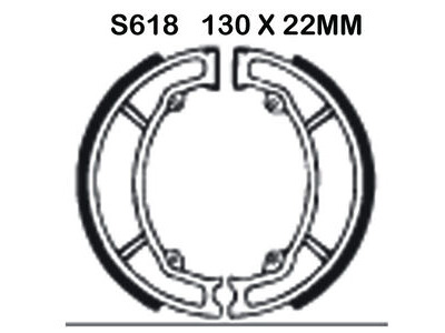 EBC BRAKES Brake Shoes S618