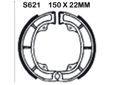 EBC BRAKES Brake Shoes S621-SPECIAL ORDER