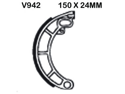 EBC BRAKES Brake Shoes V942