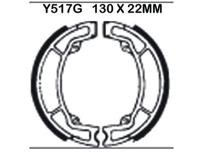 EBC BRAKES Brake Shoes Y517G-SPECIAL ORDER