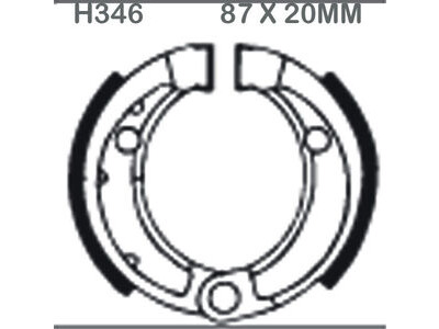 EBC BRAKES Brake Shoes H346