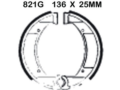 EBC BRAKES Brake Shoes 821G