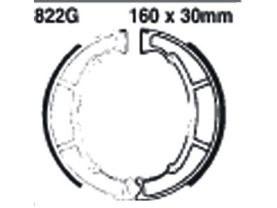 EBC BRAKES Brake Shoes 822G-SPECIAL ORDER