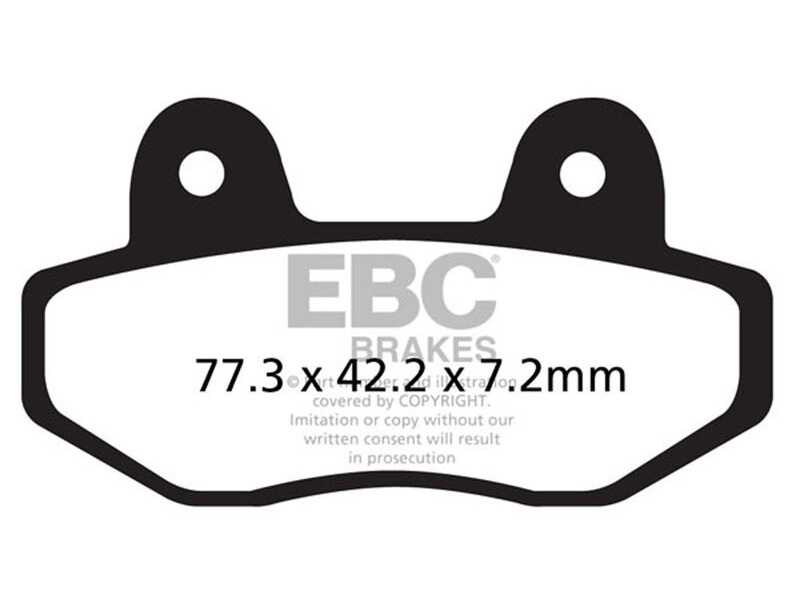EBC BRAKES Brake Pads FA622TT-SPECIAL ORDER click to zoom image