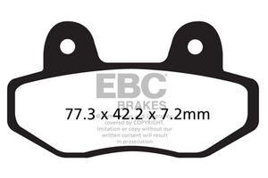 EBC BRAKES Brake Pads FA622TT-SPECIAL ORDER 