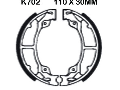 EBC BRAKES Brake Shoes K702-SPECIAL ORDER