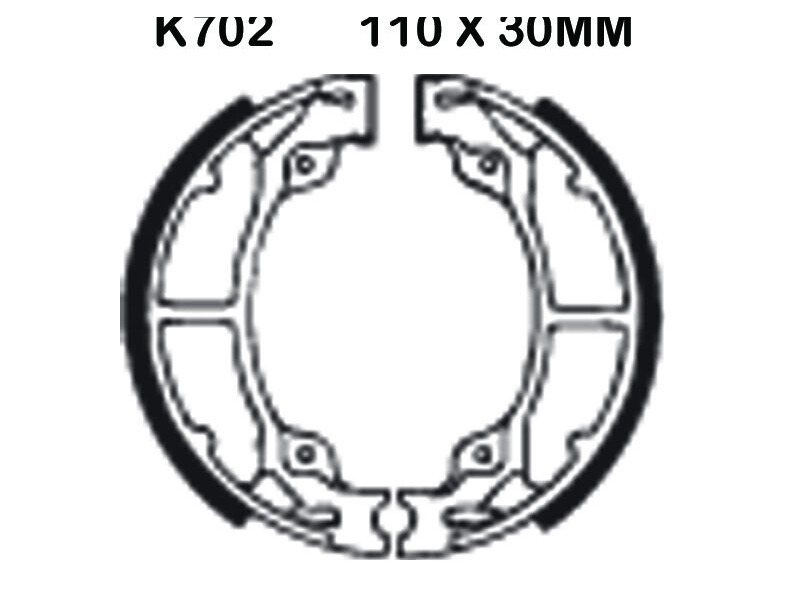 EBC BRAKES Brake Shoes K702-SPECIAL ORDER click to zoom image