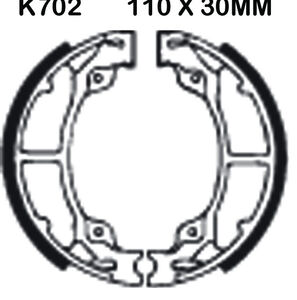 EBC BRAKES Brake Shoes K702-SPECIAL ORDER 