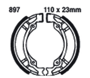 EBC BRAKES Brake Shoes 897 