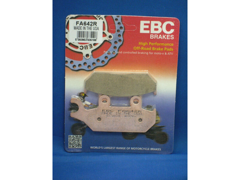 EBC BRAKES Brake Pads FA642R click to zoom image