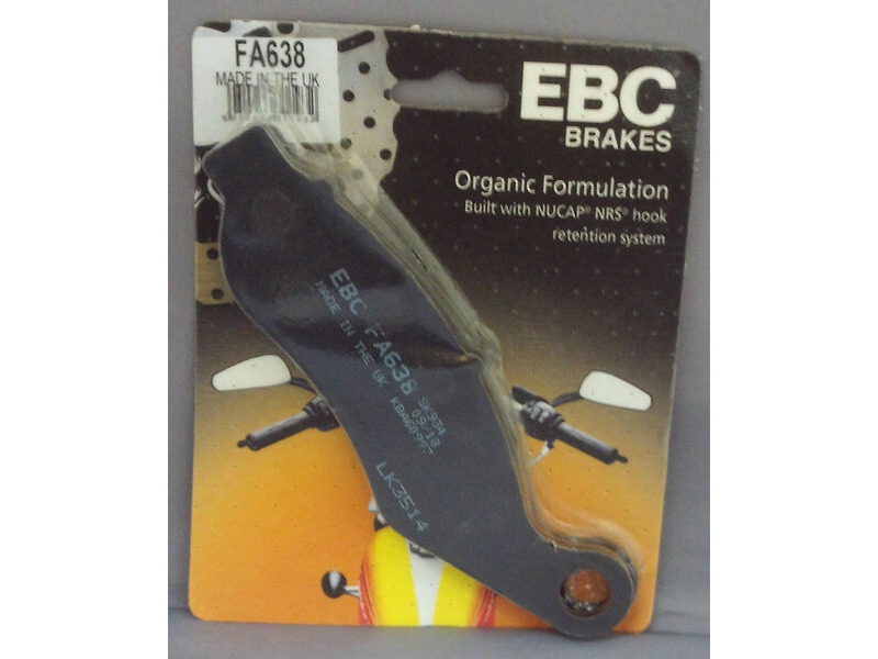 EBC BRAKES Brake Pads FA638HH click to zoom image