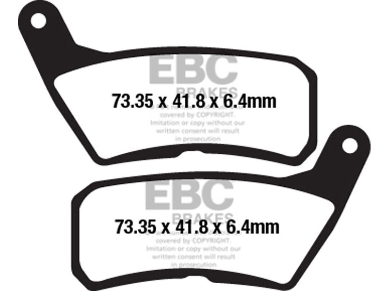 EBC BRAKES Brake Pads FA654-S/Order click to zoom image