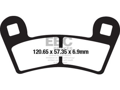 EBC BRAKES Brake Pads FA657TT-S/Order