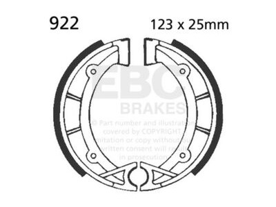 EBC BRAKES Brake Shoes 922