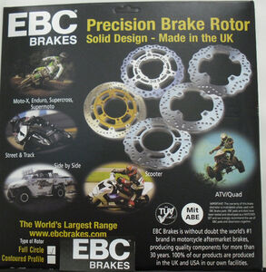 EBC BRAKES Brakes MD4015C Contour Disc-SPECIAL ORDER 