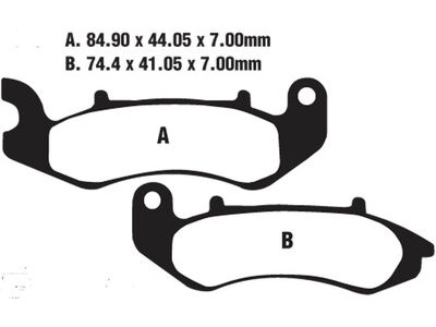 EBC BRAKES Brake Pads FA707V