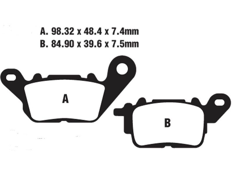 EBC BRAKES Brake Pads SFAC694 click to zoom image