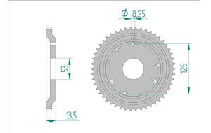 JT SPROCKETS Sprocket Rear 2035-50 No JTR 