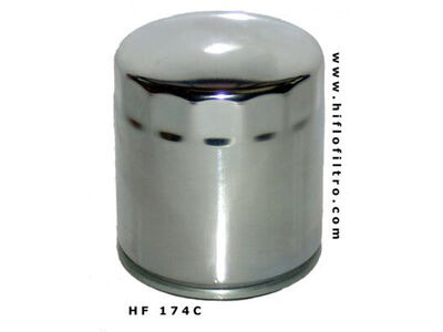 HIFLOFILTRO HF174C Chrome Oil Filter