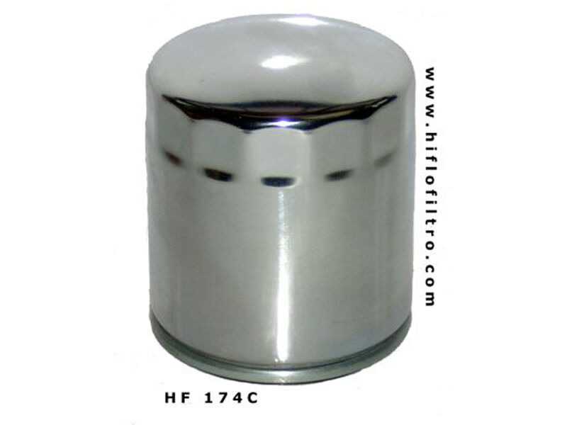 HIFLOFILTRO HF174C Chrome Oil Filter click to zoom image