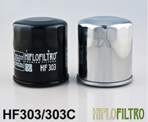 HIFLOFILTRO HF303C Chrome Oil Filter 