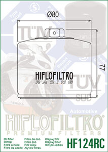 HIFLOFILTRO HF124RC Oil Filter 