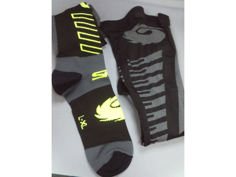 SIDI Socks Cross Extra Black/Fluo EC 43-46 click to zoom image