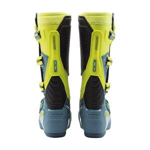 SIDI Crosscore CE Boots Petrol/Fluo Yellow click to zoom image
