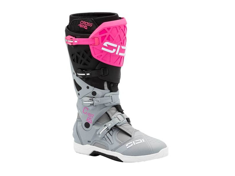SIDI Crossair X CE Boots Grey/Fluo Pink click to zoom image