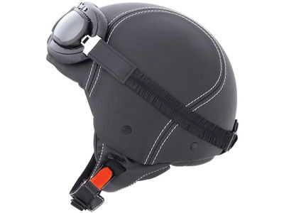 CABERG Jet Century Black Leather