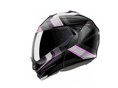 CABERG Duke II Tour Matt Black/Pink/Anth/Silver