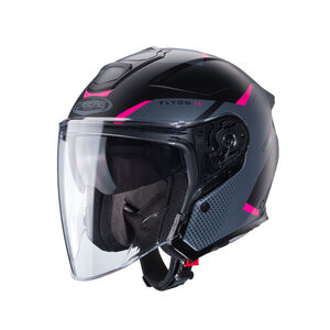 CABERG Flyon II Boss Matt Black Grey Fuchsia Special 