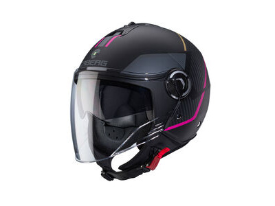 CABERG Riviera V4X Geo Matt Black/Fuchsia/Anthracite