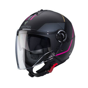 CABERG Riviera V4X Geo Matt Black/Fuchsia/Anthracite 